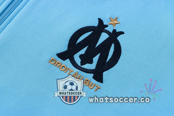 Marseille OM Blue Hooded Jacket 2021-2022