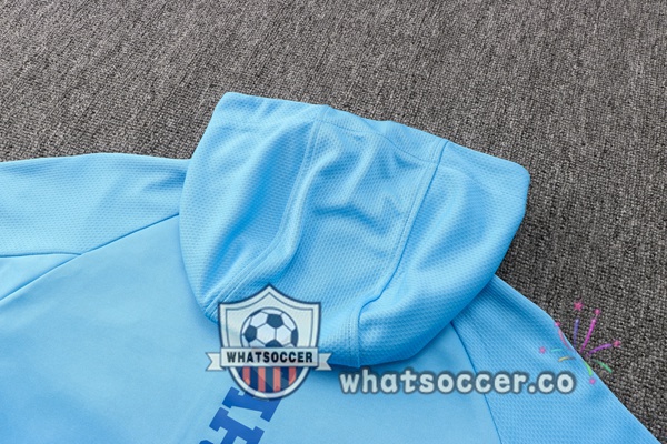 Marseille OM Blue Hooded Jacket 2021-2022