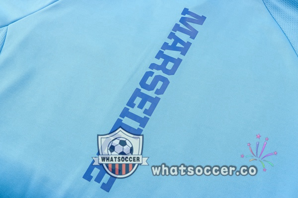 Marseille OM Blue Hooded Jacket 2021-2022