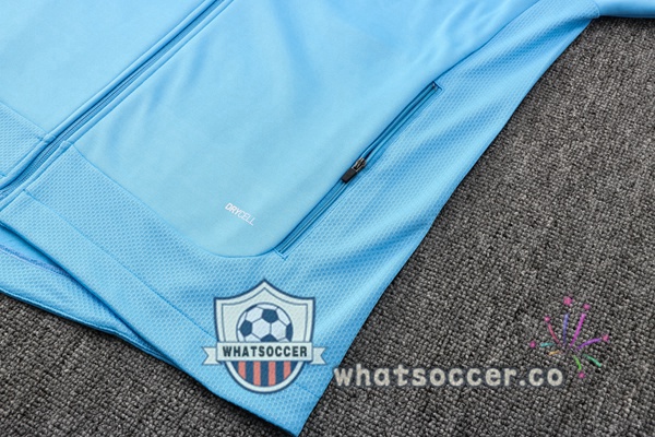 Marseille OM Blue Hooded Jacket 2021-2022