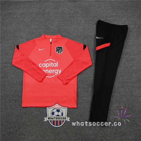 Atletico Madrid Red Tracksuit 2021-2022