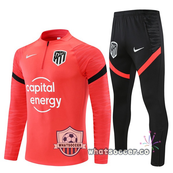 Atletico Madrid Red Tracksuit 2021-2022