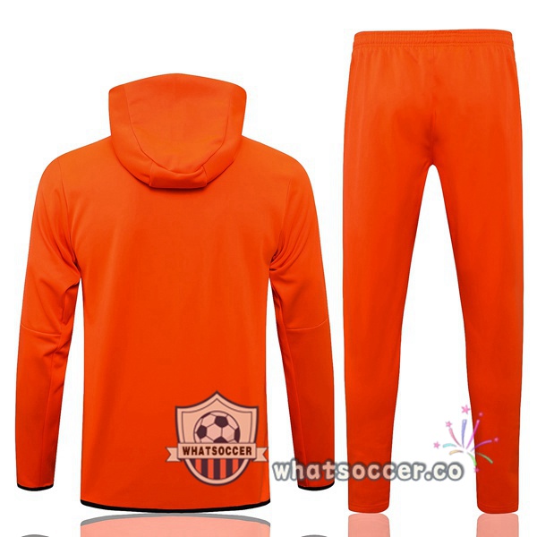 FC Liverpool Orange Hooded Jacket 2021-2022