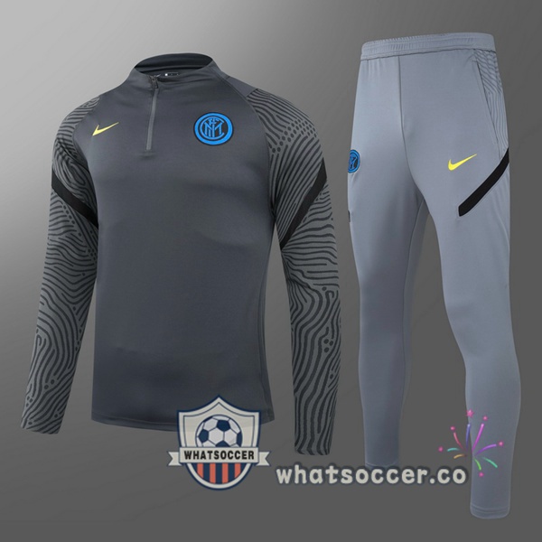 Inter Milan Kids Gray Tracksuit 2021-2022