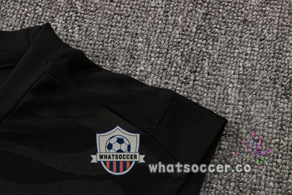 Paris PSG + Shorts Black Soccer Vest 2021-2022