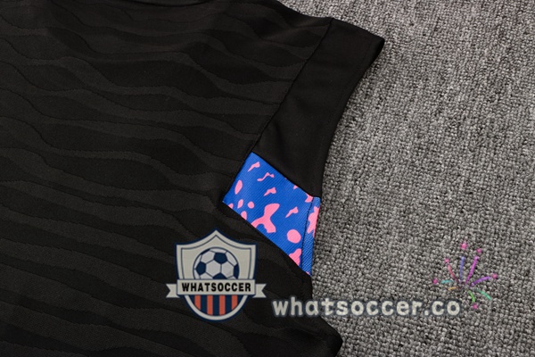 FC Barcelona + Shorts Black Soccer Vest 2021-2022