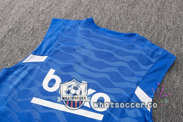 FC Barcelona + Shorts Blue Soccer Vest 2021-2022