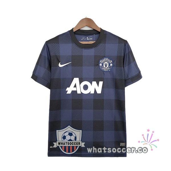 2013-2014 Manchester United Retro Third Jerseys Black