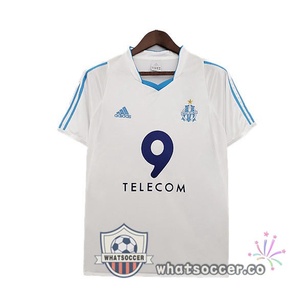 2002-2003 Marseille OM Retro Home Jerseys White