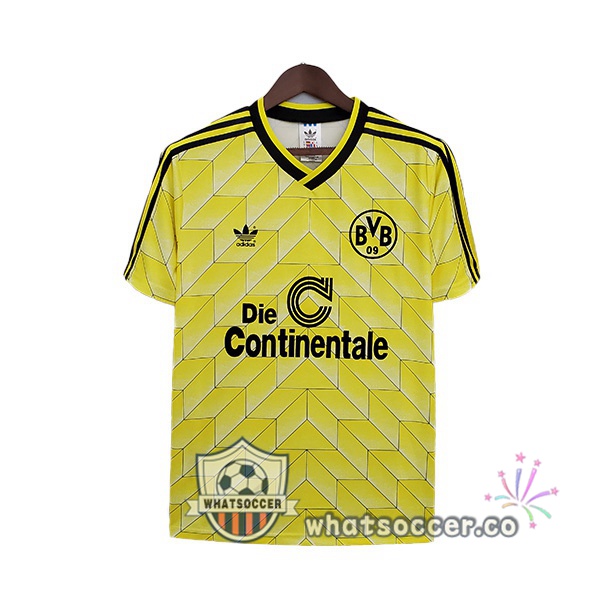 1998 Dortmund BVB Retro Home Jerseys Yellow