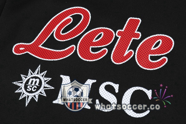 SSC Napoli Black Training Jacket 2021-2022