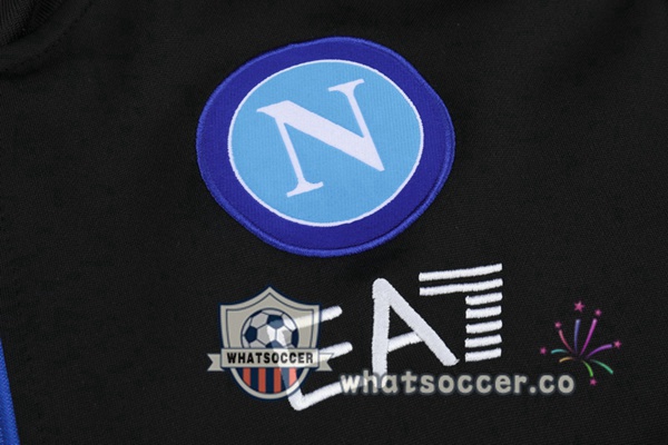 SSC Napoli Black Training Jacket 2021-2022
