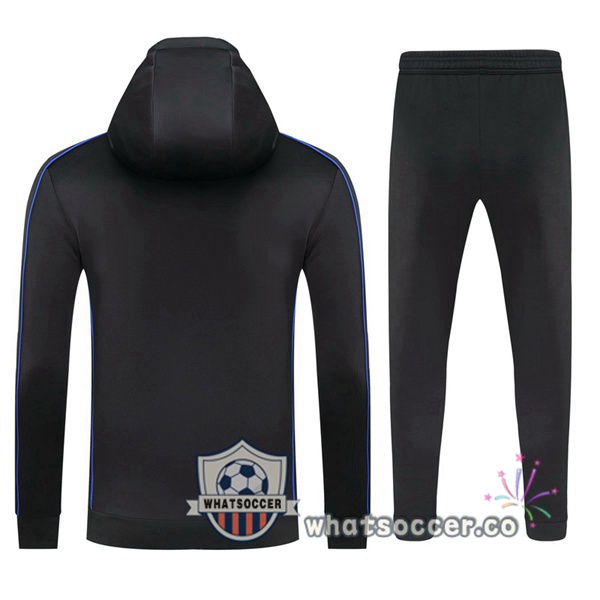 SSC Napoli Black Hooded Jacket 2021-2022