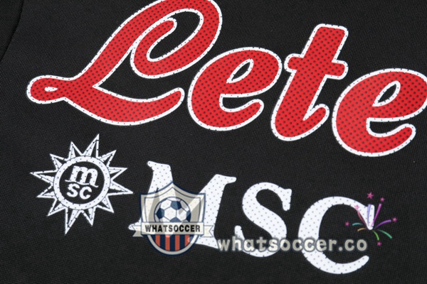 SSC Napoli Black Hooded Jacket 2021-2022