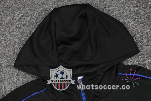 SSC Napoli Black Hooded Jacket 2021-2022