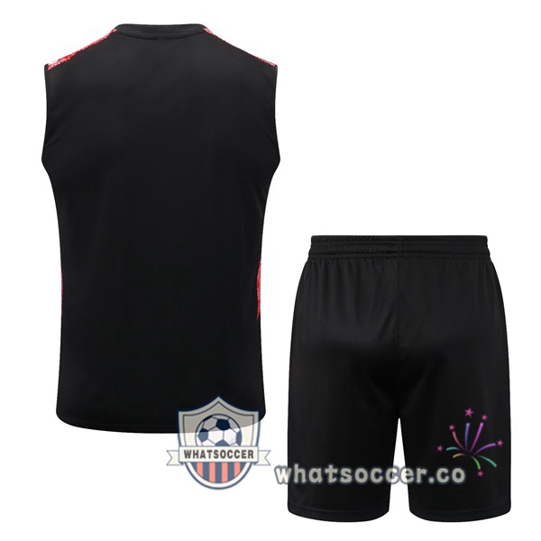 Bayern Munich + Shorts Black Soccer Vest 2022-2023