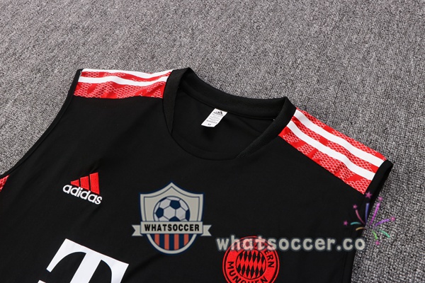 Bayern Munich + Shorts Black Soccer Vest 2022-2023