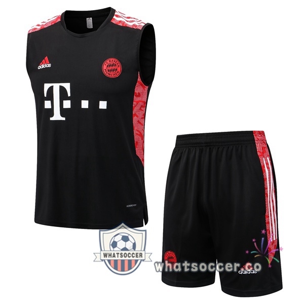 Bayern Munich + Shorts Black Soccer Vest 2022-2023