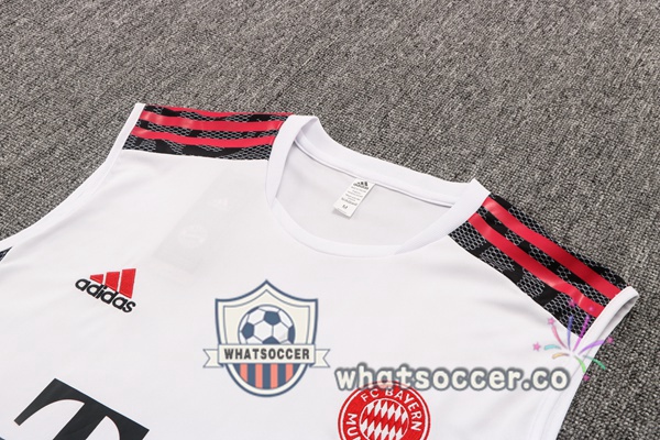 Bayern Munich + Shorts White Soccer Vest 2022-2023