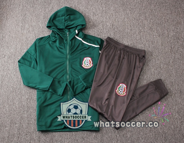 Mexico Green Hooded Jacket 2022-2023