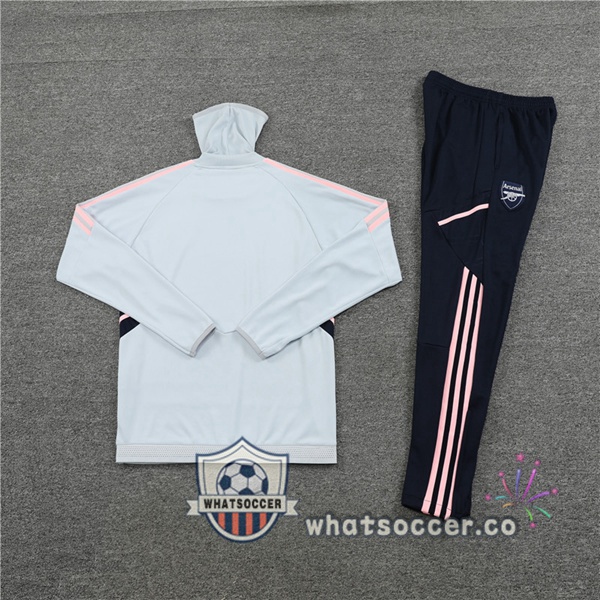 Arsenal High Collar Gray Tracksuit 2022-2023