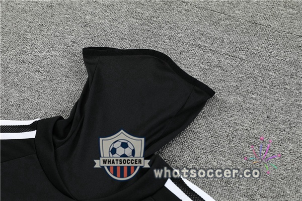 Real Madrid High Collar Black Tracksuit 2022-2023