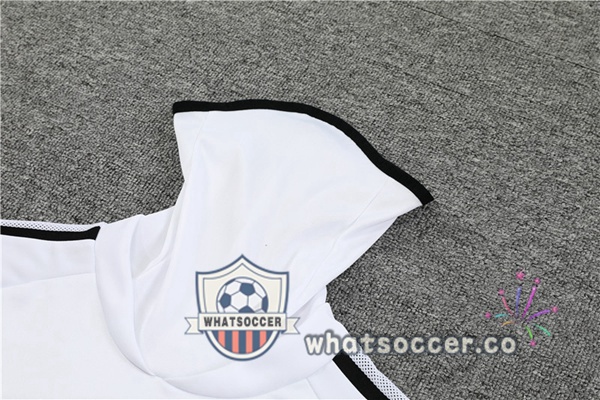 Real Madrid High Collar White Tracksuit 2022-2023