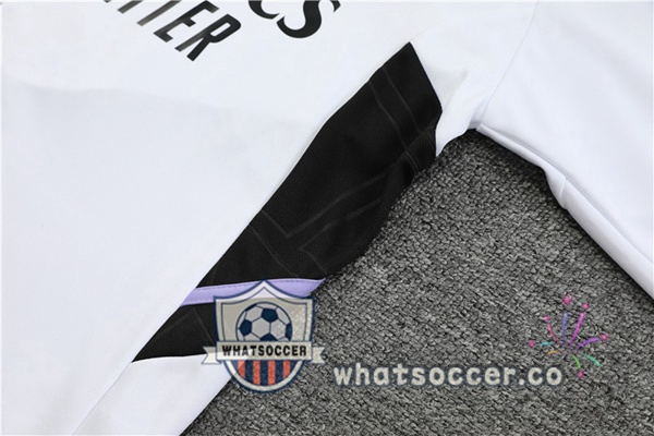 Real Madrid High Collar White Tracksuit 2022-2023