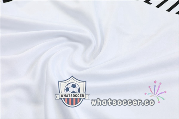 Real Madrid High Collar White Tracksuit 2022-2023