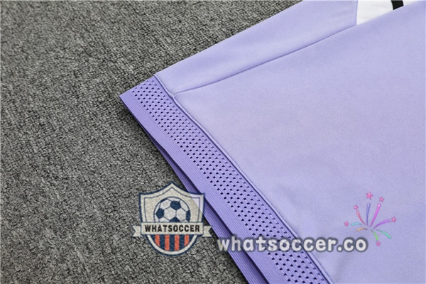 Real Madrid High Collar Purple Tracksuit 2022-2023