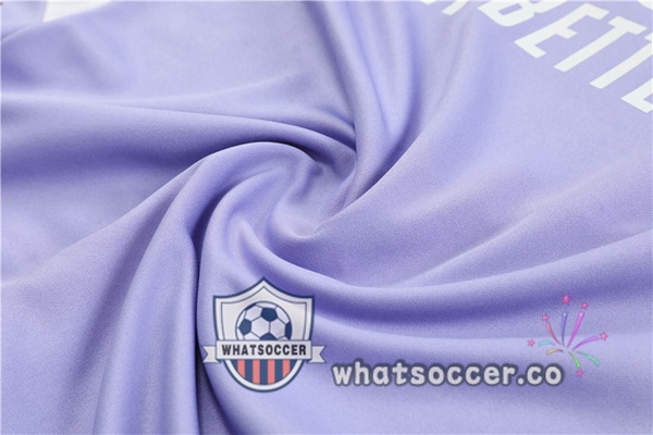 Real Madrid High Collar Purple Tracksuit 2022-2023