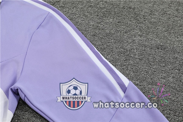 Real Madrid Purple Hooded Jacket 2022-2023