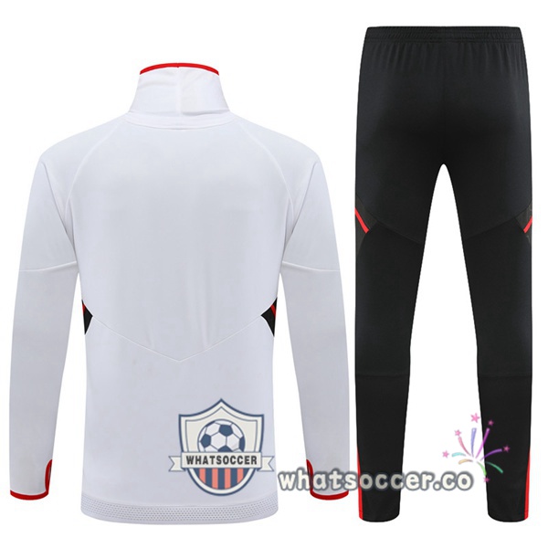 Bayern Munich High Collar White Tracksuit 2022-2023