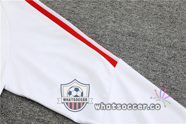 Bayern Munich High Collar White Tracksuit 2022-2023