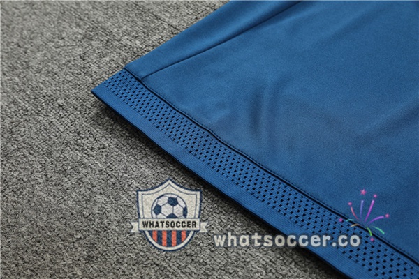 Manchester United High Collar Blue Tracksuit 2022-2023
