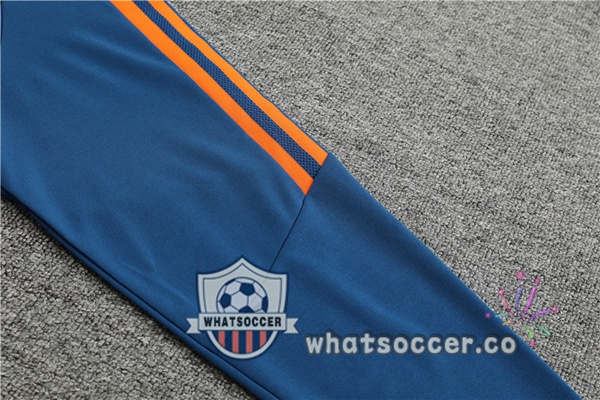 Manchester United High Collar Blue Tracksuit 2022-2023