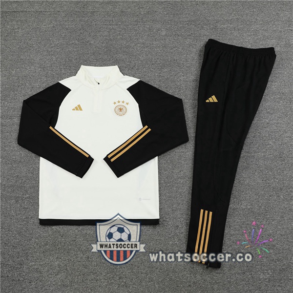 Germany White Black Tracksuit 2022-2023