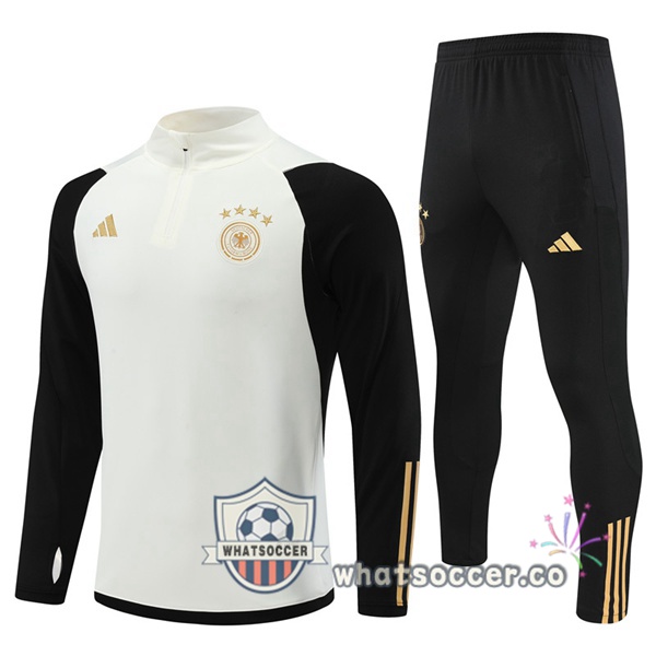 Germany White Black Tracksuit 2022-2023