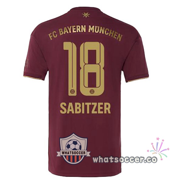 Bayern Munich (Sabitzer 18) Edition speciale Soccer Jerseys Red 2022-2023