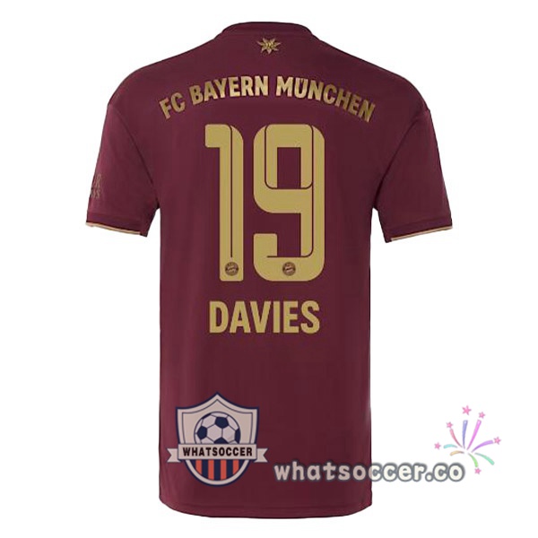 Bayern Munich (Davies 19) Edition speciale Soccer Jerseys Red 2022-2023