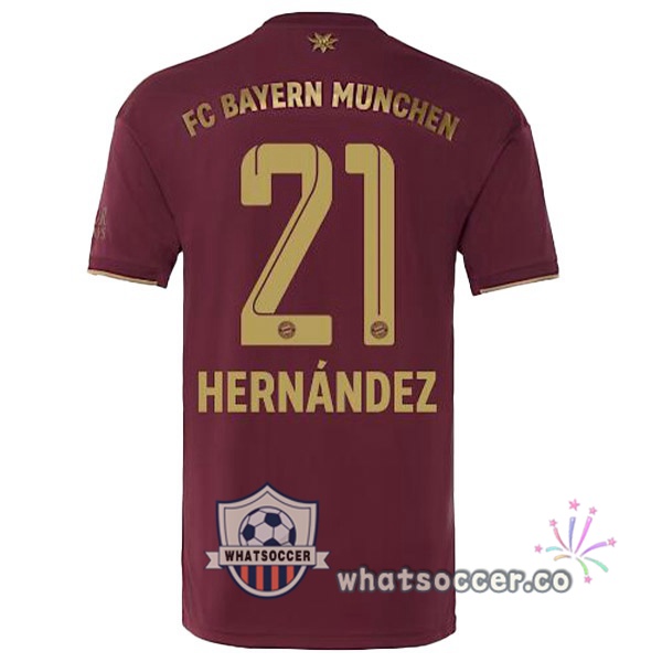 Bayern Munich (Hernández 21) Edition speciale Soccer Jerseys Red 2022-2023