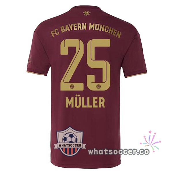 Bayern Munich (Müller 25) Edition speciale Soccer Jerseys Red 2022-2023