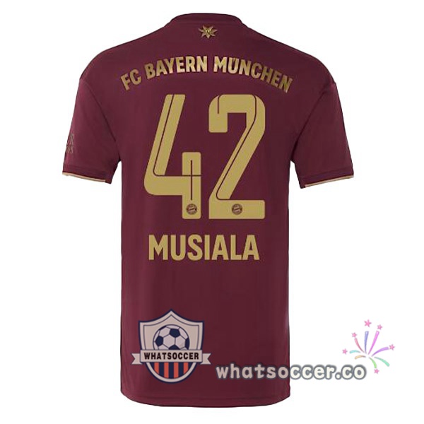 Bayern Munich (Musiala 42) Edition speciale Soccer Jerseys Red 2022-2023