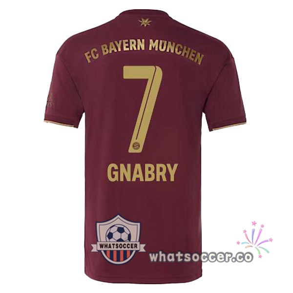 Bayern Munich (Gnabry 7) Edition speciale Soccer Jerseys Red 2022-2023