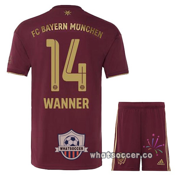 Bayern Munich (Wanner 14) Kids Edition speciale Soccer Jerseys Red 2022-2023