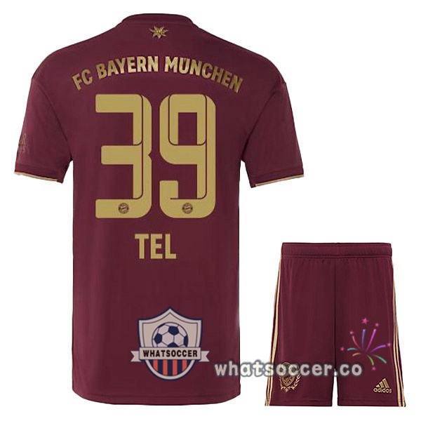 Bayern Munich (Tel 39) Kids Edition speciale Soccer Jerseys Red 2022-2023