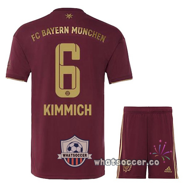 Bayern Munich (Kimmich 6) Kids Edition speciale Soccer Jerseys Red 2022-2023