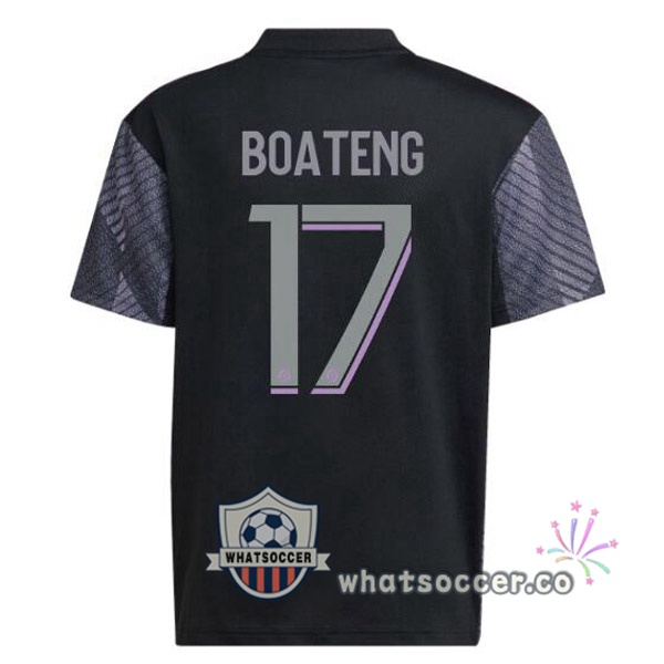 Olympique Lyonnais (BOATENG 17) Third Soccer Jerseys Black 2022-2023
