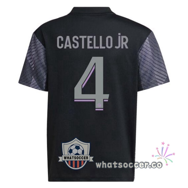 Olympique Lyonnais (CASTELLO JR 4) Third Soccer Jerseys Black 2022-2023