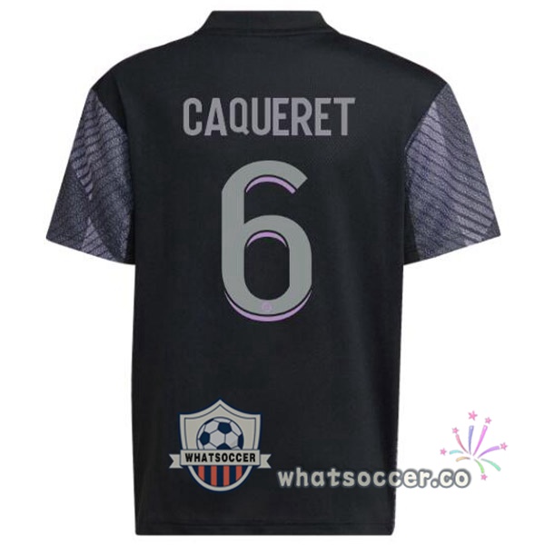 Olympique Lyonnais (CAQUERET 6) Third Soccer Jerseys Black 2022-2023